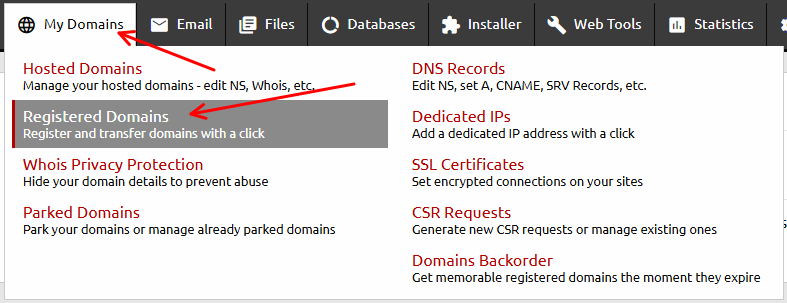 How to Change Domain Nameservers for TrexHost Registered Domains